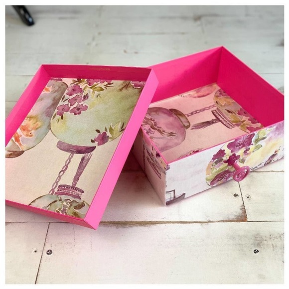 Betsey Johnson Up-cycled Classic Storage Box - Picture 3 of 12